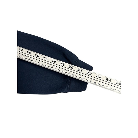 New York Popular Boston Sweatshirt Navy Blue Large Preppy Academic Old Money - Picture 4 of 8